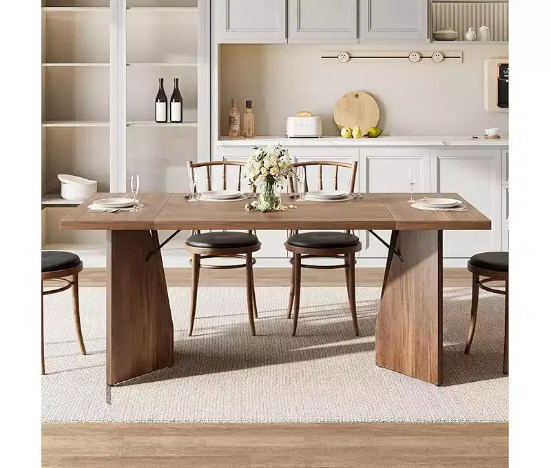 Tavolo da pranzo rettangolare da 180 cm per 6-8 persone