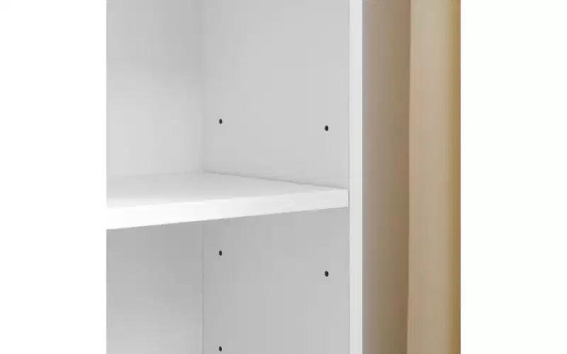 Libreria Alta a 8 Ripiani con Mensole Regolabili – Mobile Contenitore Verticale Stretto