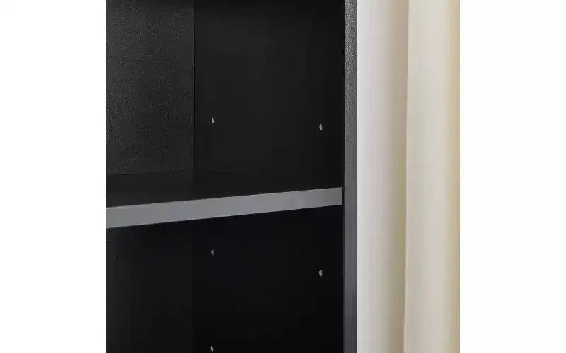 Libreria Alta a 8 Ripiani con Mensole Regolabili – Mobile Contenitore Verticale Stretto
