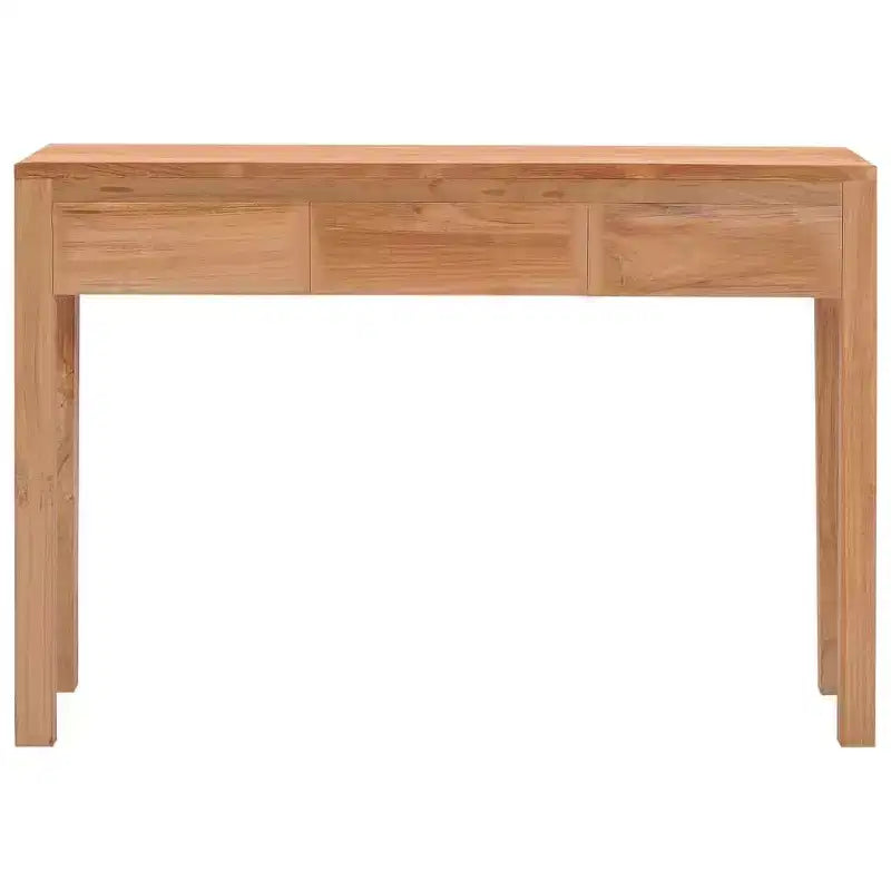 Consolle in legno massello di teak con 3 cassetti